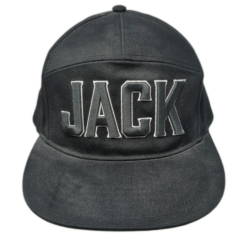 Disney Parks Snapback Black Hat JACK Skellington Embroidered Character W/Tags